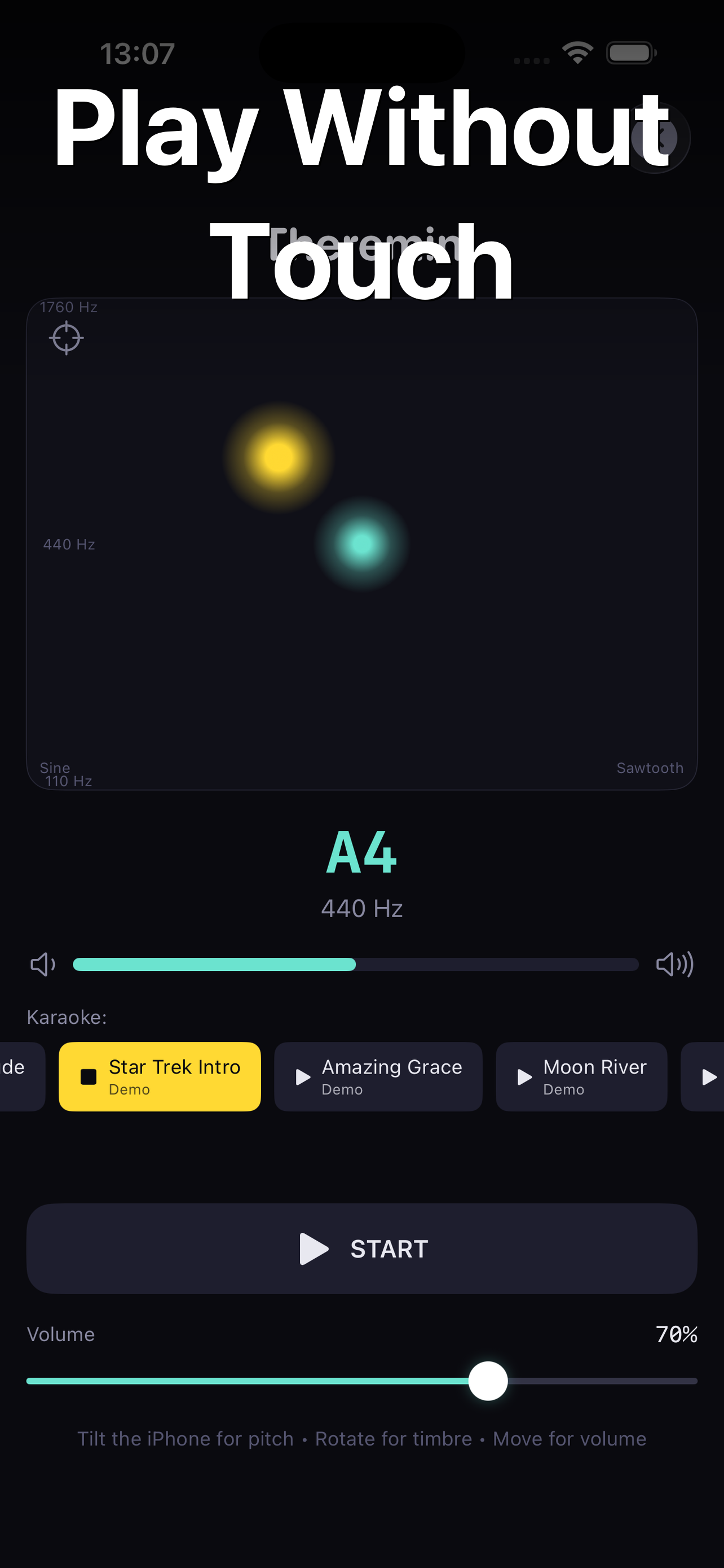 FOCUS-ON Screenshot - Theremin